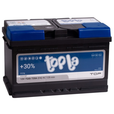 Topla top 75Ah о.п 720A Topla top 75Ah о.п 720A